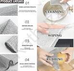 Non-Scratch Wire Dish Cloth & 2 Gap Cleaning Brush ( pack of 7 )