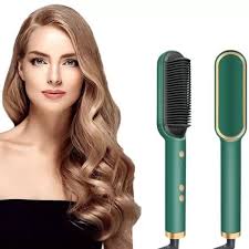 Hair Straightener Comb Brush